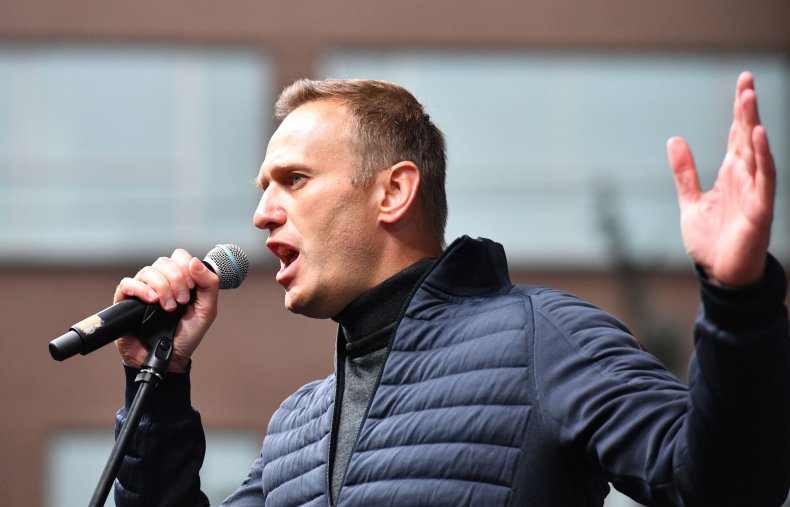 Russian opposition leader Alexei Navalny