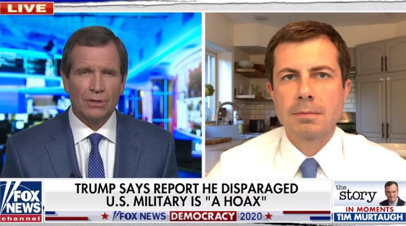 pete buttigeg fox trump veterans