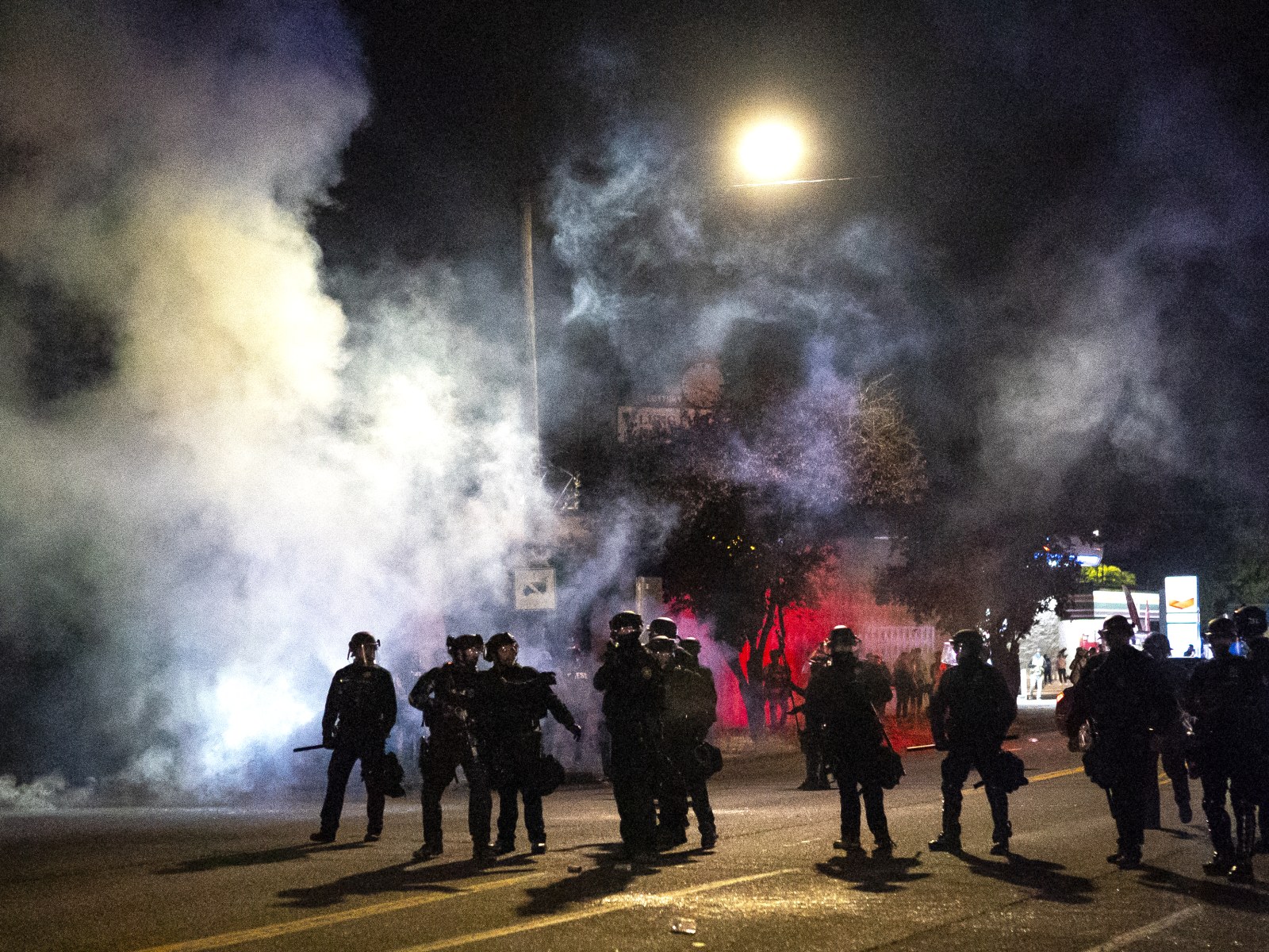 Molotov Cocktail Thrown At Portland Protester Whose Leg Catches Fire