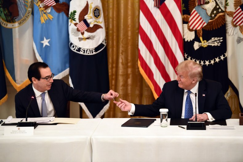 treasury secretary mnuchin debt trump