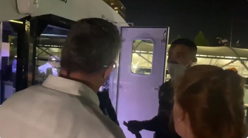 bay ridge couple ferry mask
