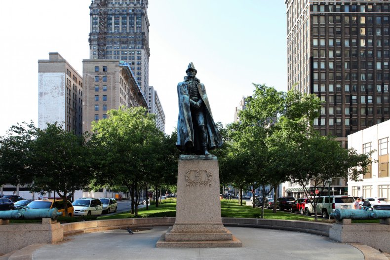 Alexander Macomb statue