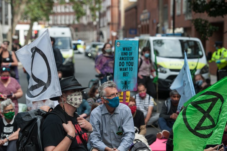 XR protesters in London