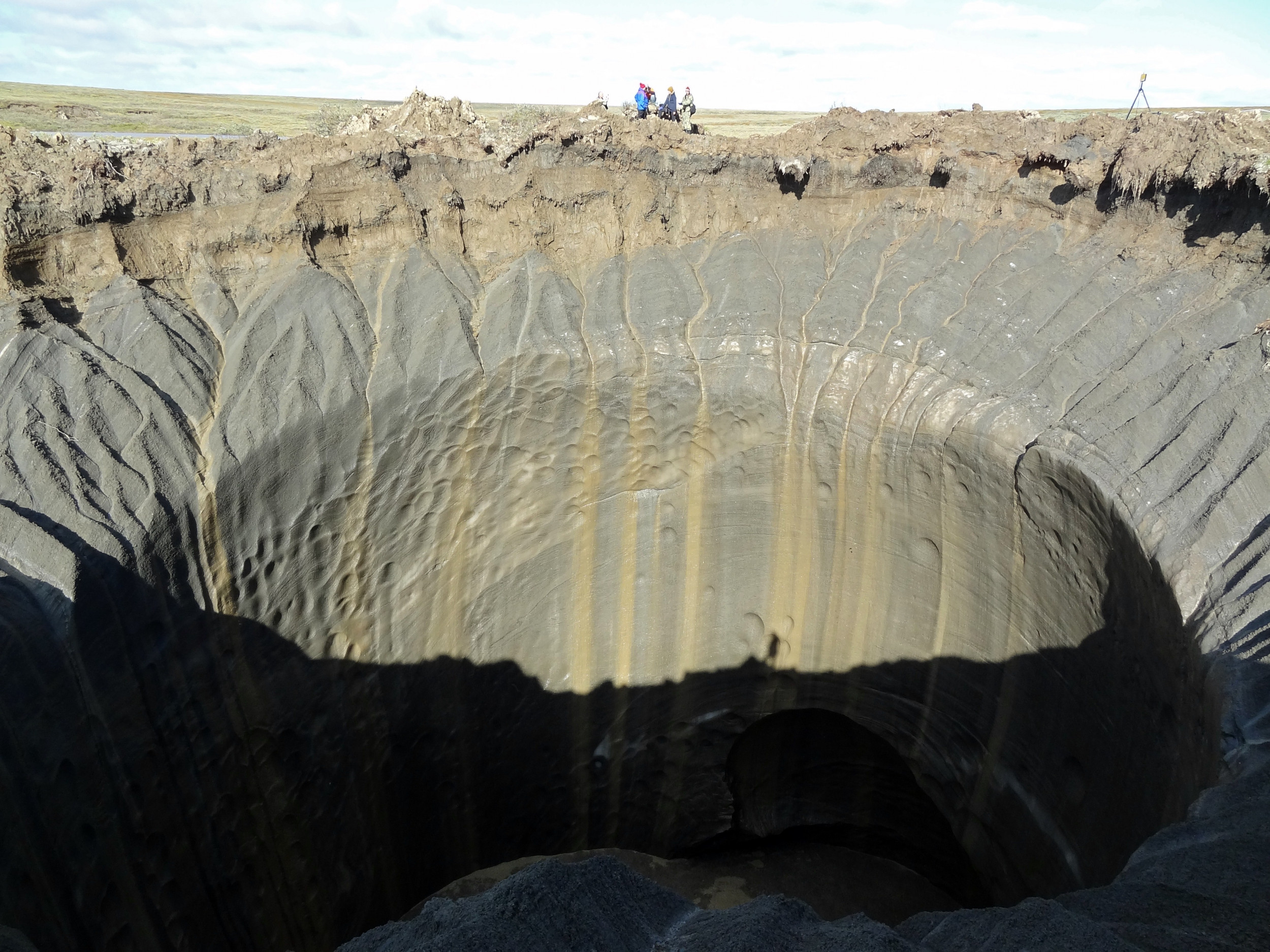 Сибирский кратер Батагайка