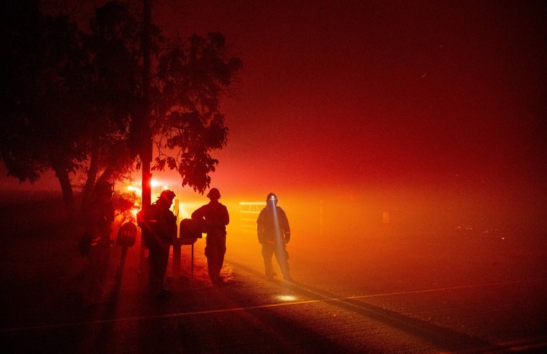 LNU Lightning fire California Vacaville August 2020