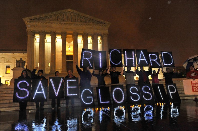 Save Richard Glossip Demonstrators Save Richard Glossip Demonstrators