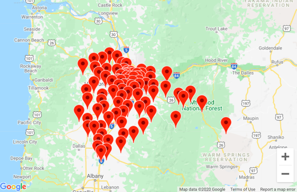 PGE Power Outage Map, Updates As Unprecedented Planned Outages to Stop  Oregon Fire Spread