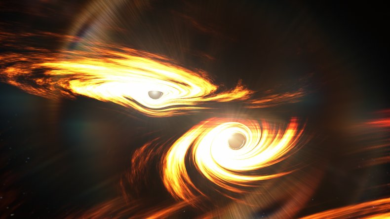 Black holes, black hole collision, space Black holes, black hole collision, space