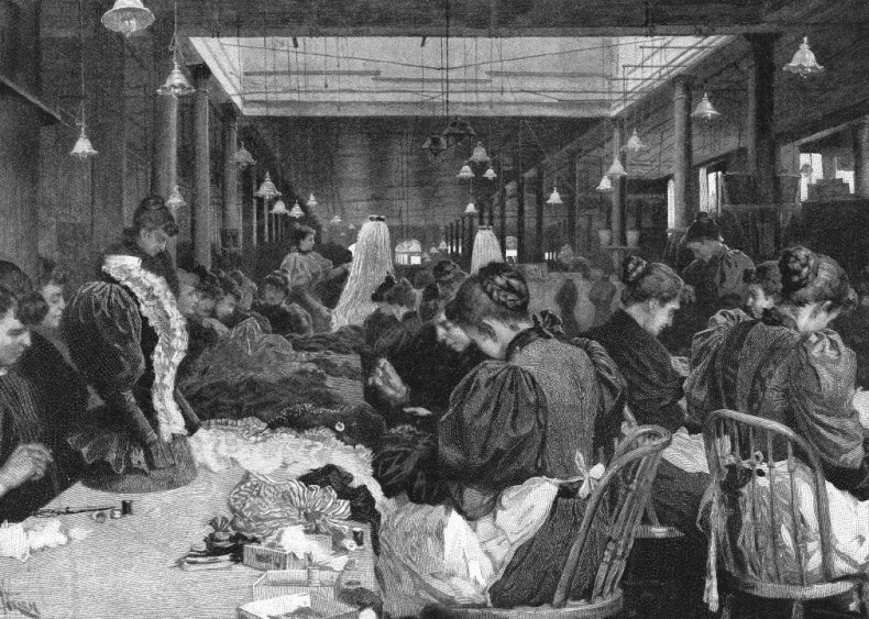 1831: United Tailoresses go on strike