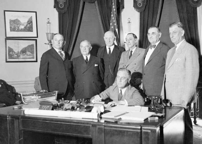 1933: National Recovery Administration codifies pay discrepancies