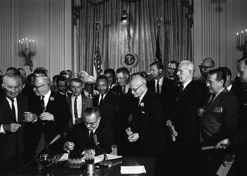 1964: Civil Rights Act strengthens gender equality
