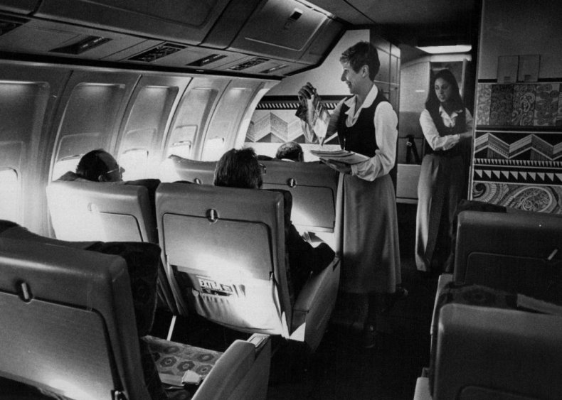 1986: Lawsuit ends forced resignation of married flight attendants