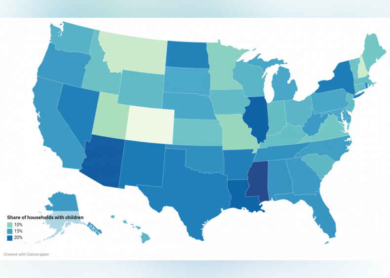 Households with children with insufficient food: Demographics
