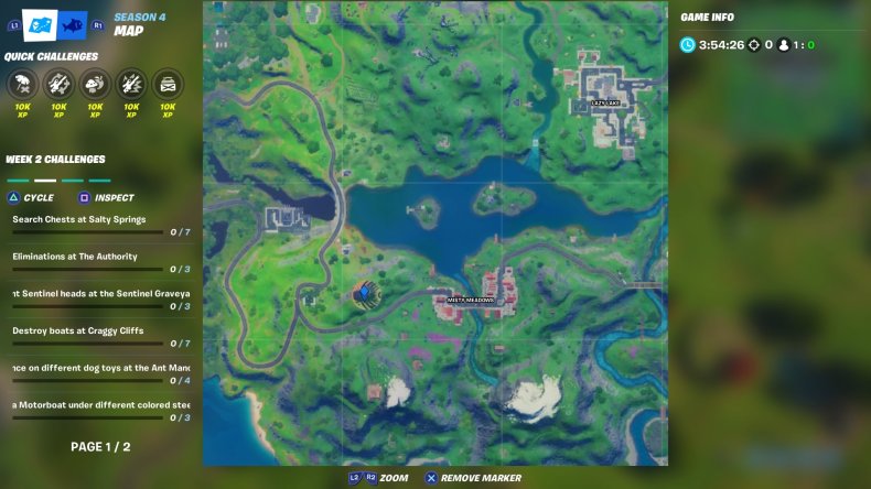 fortnite panthers prowl location map