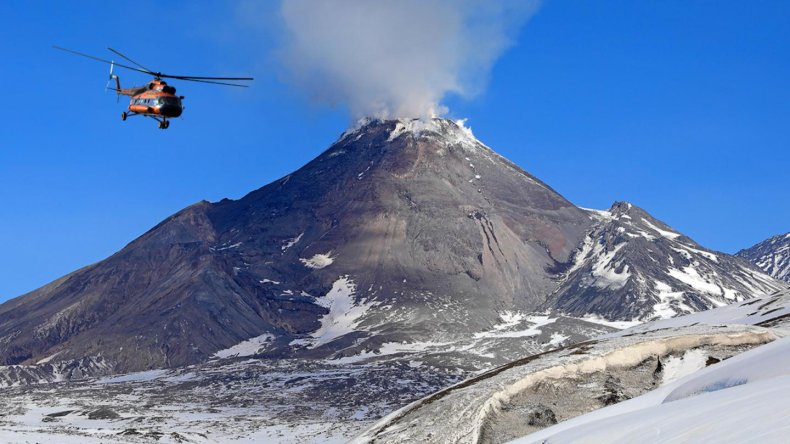 Russia’s Bezymianny volcano
