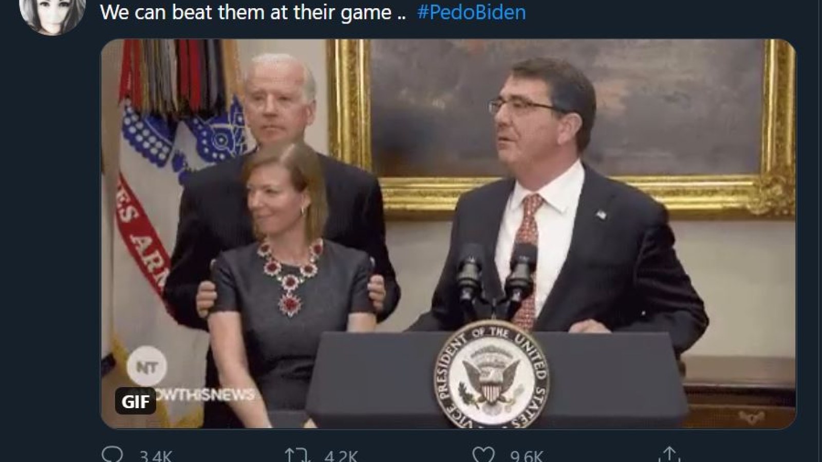 Trump Shares Post Accusing Joe Biden Of Being A Pedophile
