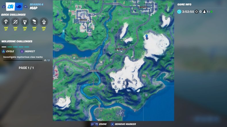 fortnite the collection location