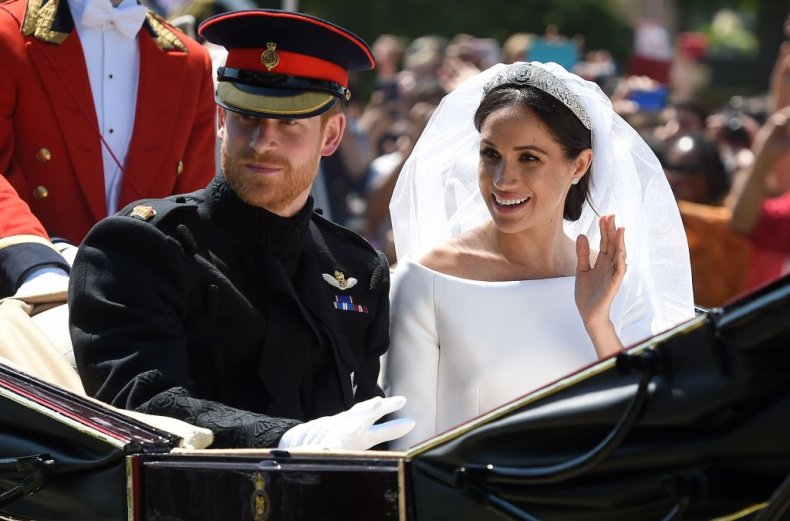 Meghan Markle and Prince Harry Carriage Procession