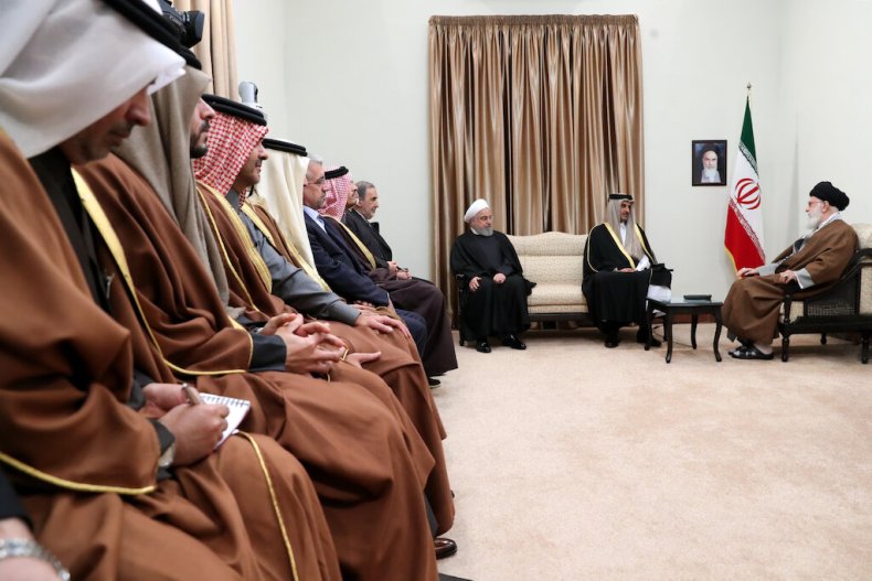 qatar, emir, iran, supreme, leader, president