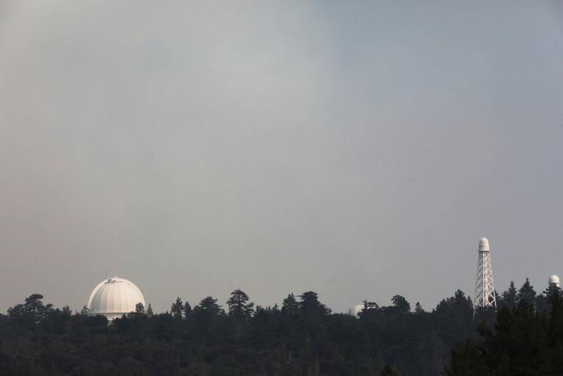 Mount Wilson Observatory California Bobcat Fire 2020 Mount Wilson Observatory California Bobcat Fire 2020