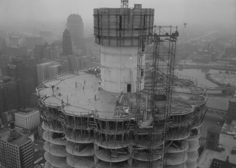 Marina City towers - Chicago 1964