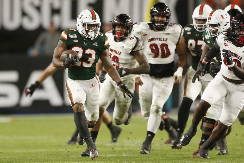 College Football TV Schedule: How to Watch Miami vs Louisville on TV and Online