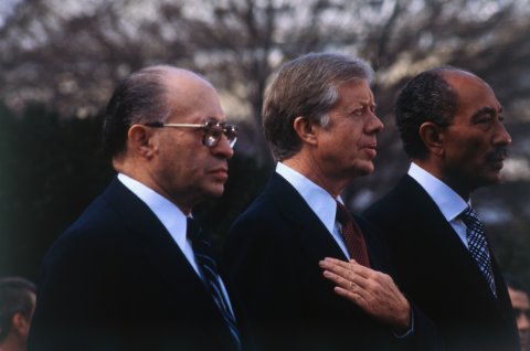 Sadat Carter Begin Israel Mideast Peace