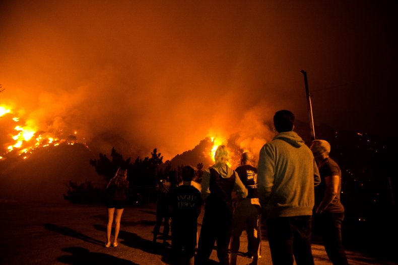 California wildfries evacuations Oregon floods