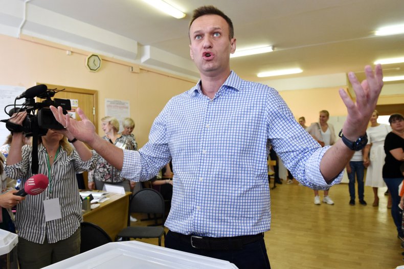 Russian opposition activist Alexei Navalny