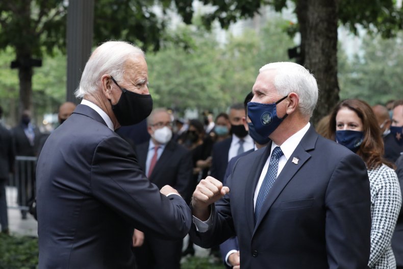 joe biden mike pence 9/11 memorial