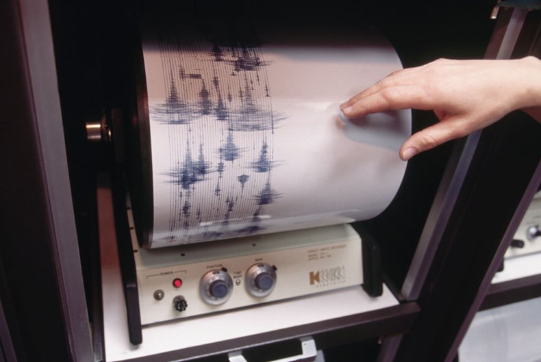 Seismogram Data After Northridge Earthquake in 1994