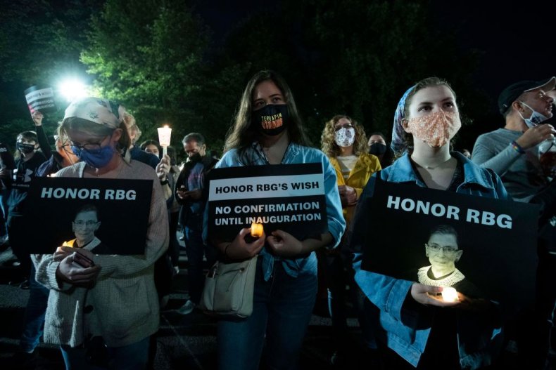 RBG vigil