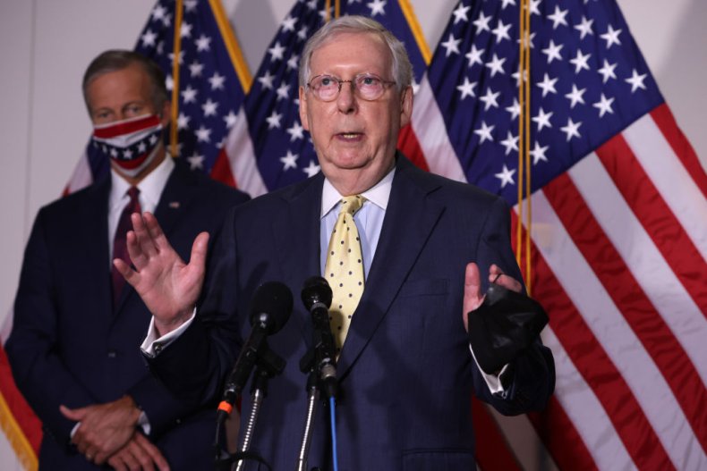 Senator Mitch McConnell Speaks to the Media