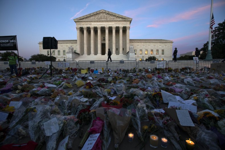 Memorial for Ruth Bader Ginsburg