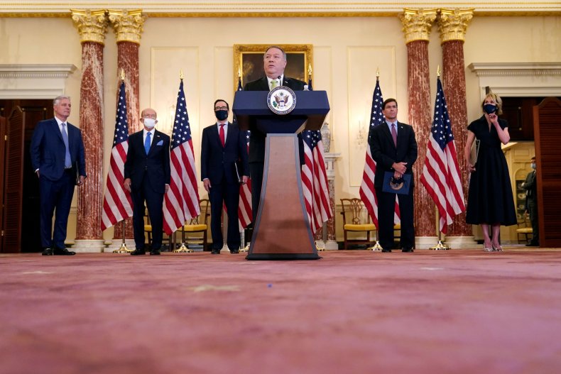 pompeo, trump, administration, iran, sanctions