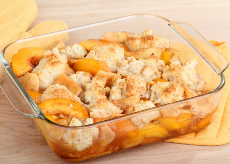 Georgia: Peach cobbler