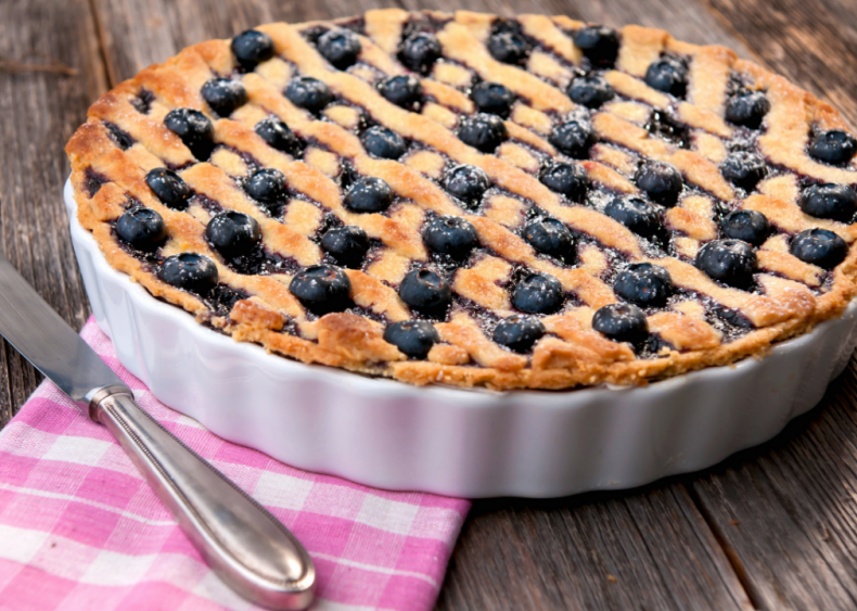 New Jersey: Blueberry pie