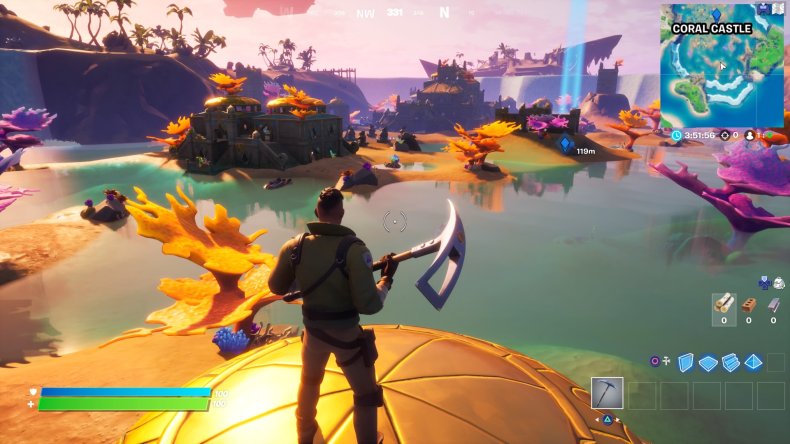 fortnite coral castle ring location 1 gameplay