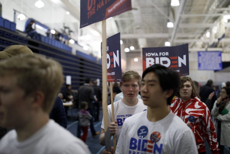 iowa biden supporters trump poll