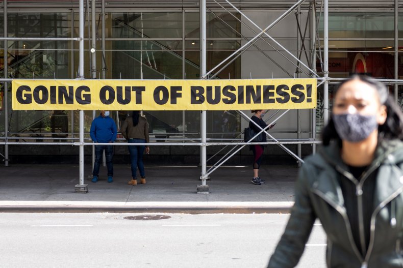 out of business