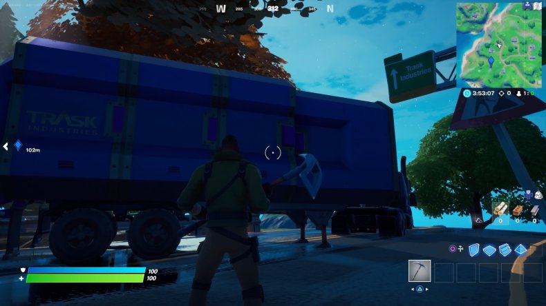 fortnite trask transport truck location gameplay