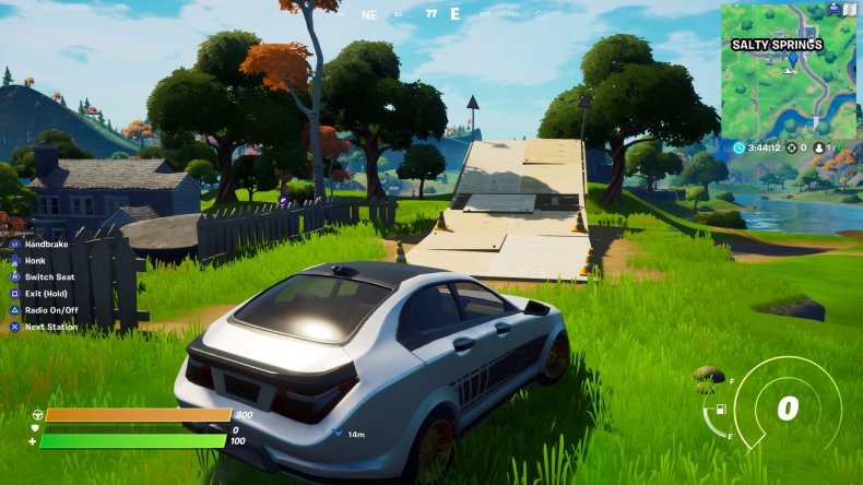 fortnite flaming ring salty springs gameplay