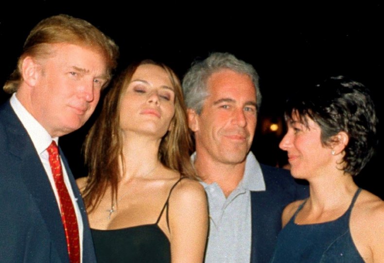 Jeffrey Epstein With Donald and Melania Trump