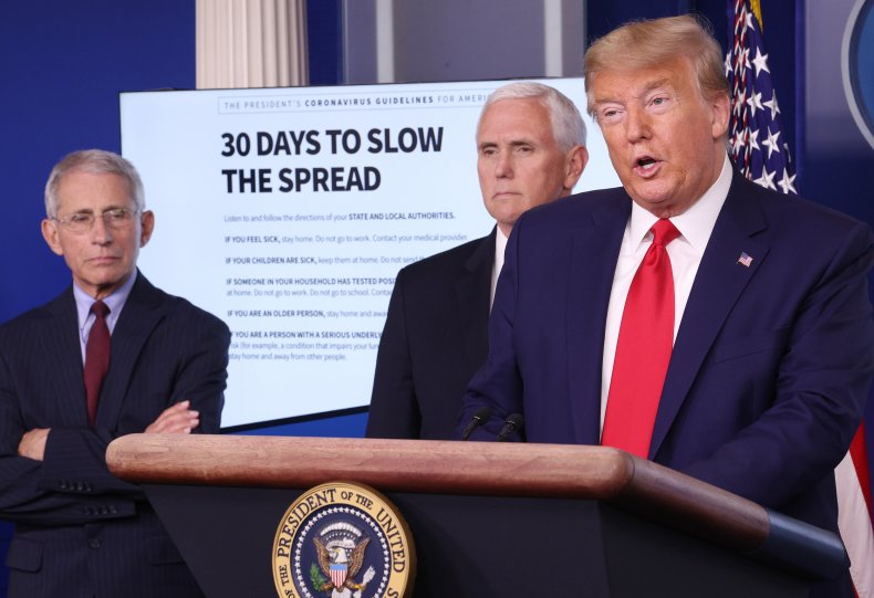 coronavirus, trump, fauci, pence,