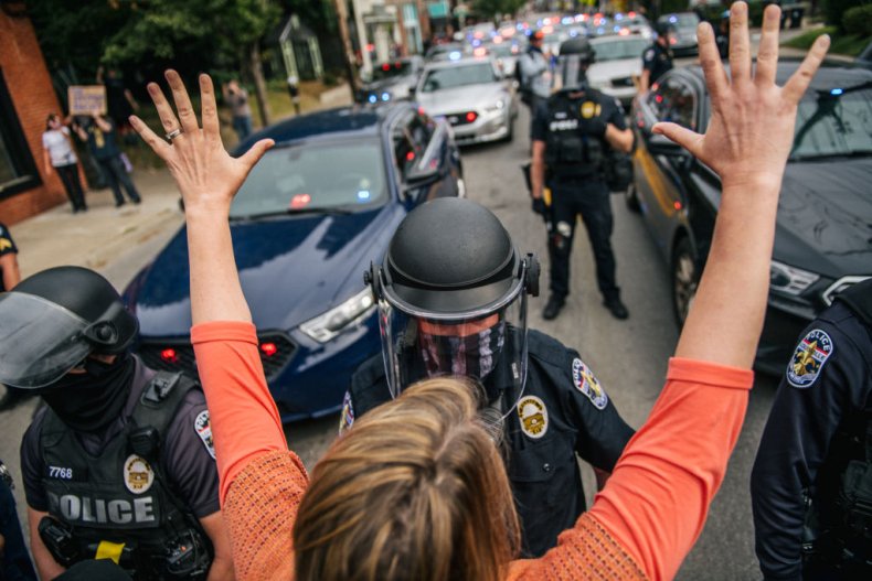 police protest Kentucky
