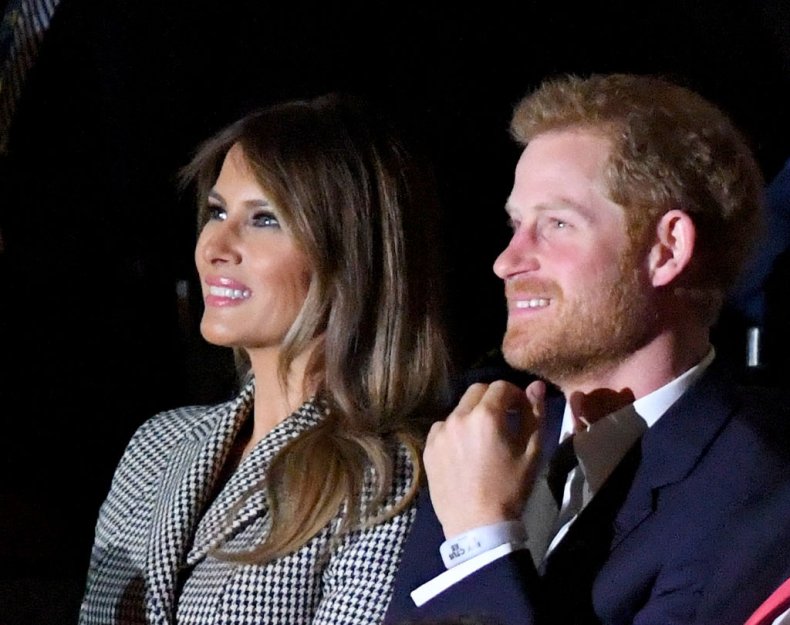 Melania Trump and Prince Harry, Invictus Games