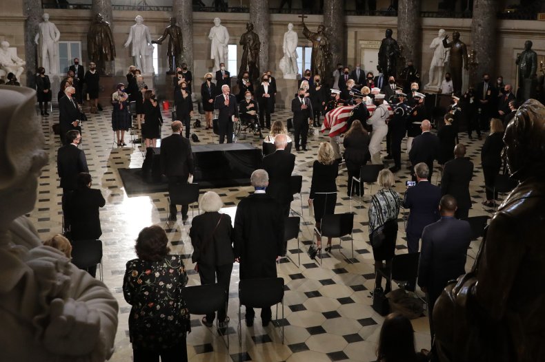 Ruth Bader Ginsburg lies in state Ruth Bader Ginsburg lies in state