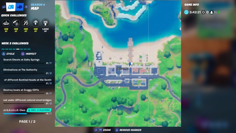 fortnite 2020 birthday cake location 6