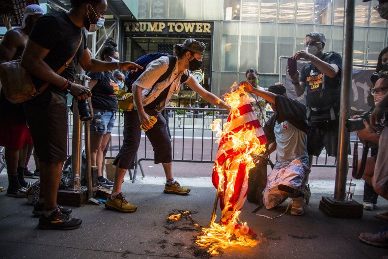 flag burning