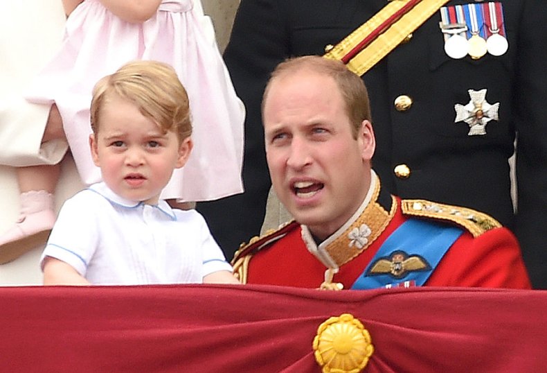 Prince George, Prince William, Trooping the Color